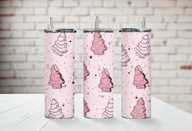 Pink Tree Cakes